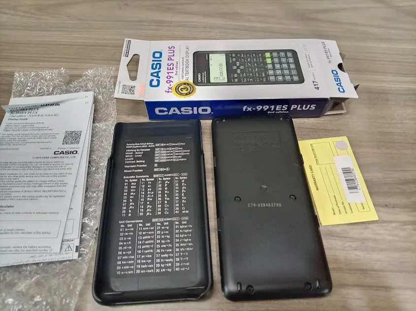 Casio FX-991ES Plus 2nd Edition Scientific Calculator Black Original