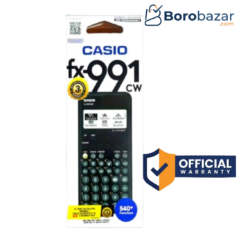 Casio FX-991CW Non-Programmble Scientific Calculator Black – Original with 3 Years Official Warranty