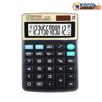 CITIPLUS CT-6S Check & Correct Calculator | 12 Digit Desktop Calculator