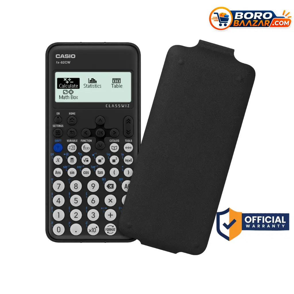 Casio FX-82CW 290 functions 10+2 digit non-programmable scientific calculator