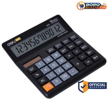 Deli EM01120 Desktop Calculator 12 Digit – Original 3 years Warranty