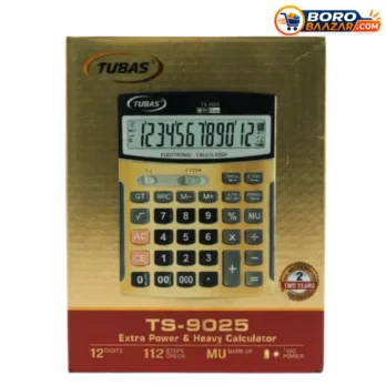 Tubas TS-9025 Calculator – 12 Digit Desktop Calculator