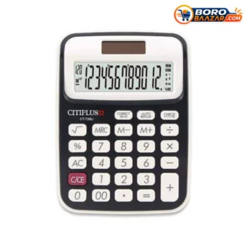 Citiplus CT-720Li 12 Digit Electronic Calculator | Black