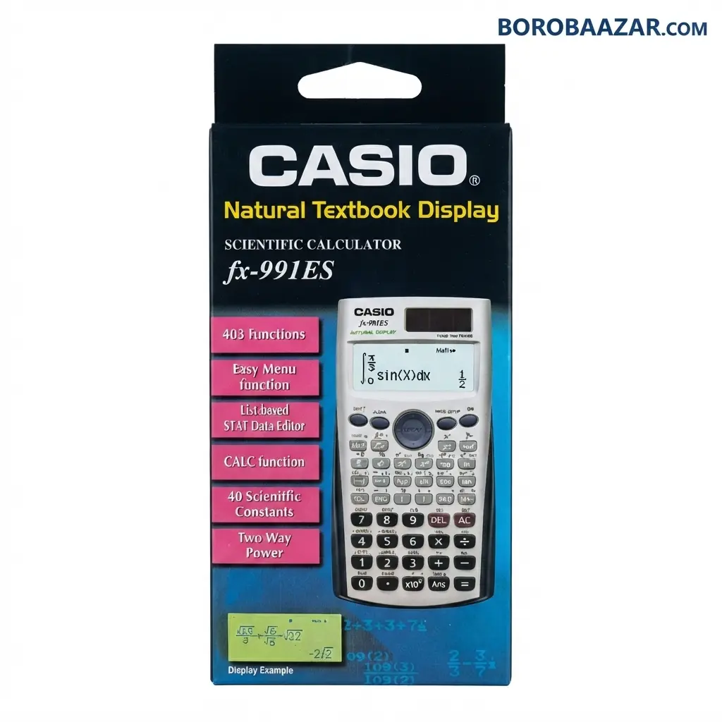 Casio FX-991ES Calculator 403 Functions Scientific Calculator