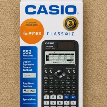 Casio FX-991EX Scientific Calculator Classwize – Non-Programmable Black & White