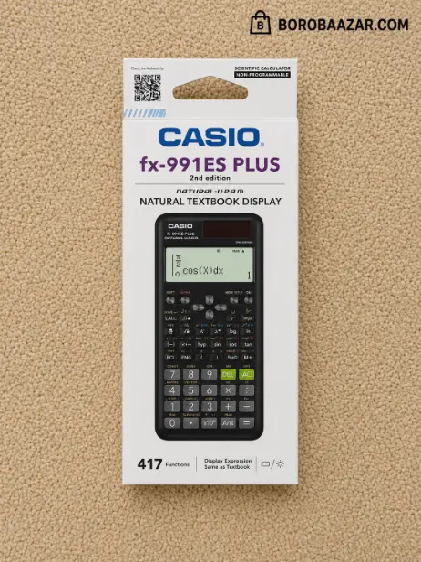 Casio FX-991ES Plus 2nd Edition Black Non-Programmable Scientific Calculator