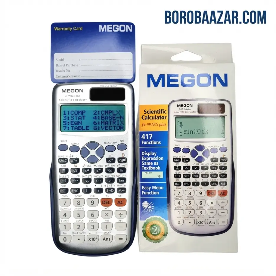 MEGON FX-991ES Plus Scientific Calculator 417 Functions 2 Years Warranty