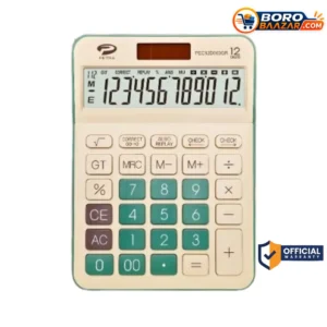 Petra PEC 12D003BK 12 Digit Big Size Calculator Green