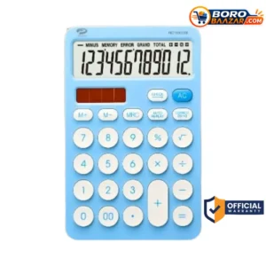 Petra PEC12D002BK 12 Digit Medium Size Calculator Blue