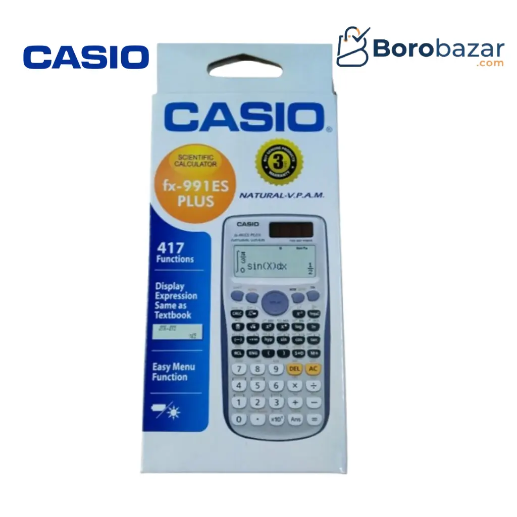 Casio FX-991ES PLUS 1st Edition Scientific Calculator with 417 Functions and Dual Power