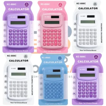 KC-888C Calculator | Mini 8 Digit Pocket Basic Digital Calculator