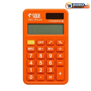 TiTi TEC-3 Plus 8 Digit Calculator with Dual Power and 120 Step Check Correct
