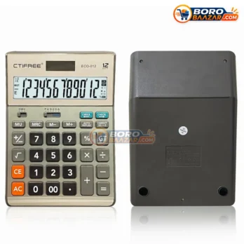 CTIFREE ECO-012 Calculator 12 Digit Desktop Calculator