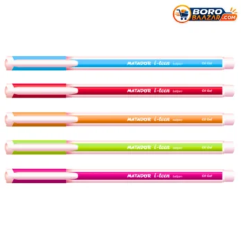 Matador I-teen Ball Pen Black – 6 Pens Pack