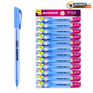 Matador Orbit Ball Pen Blue Ink 12 Pcs