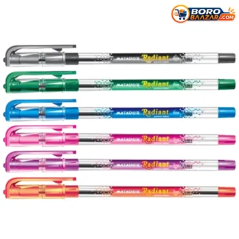Matador Radiant Ball Pen 6 Pcs – Black Ink