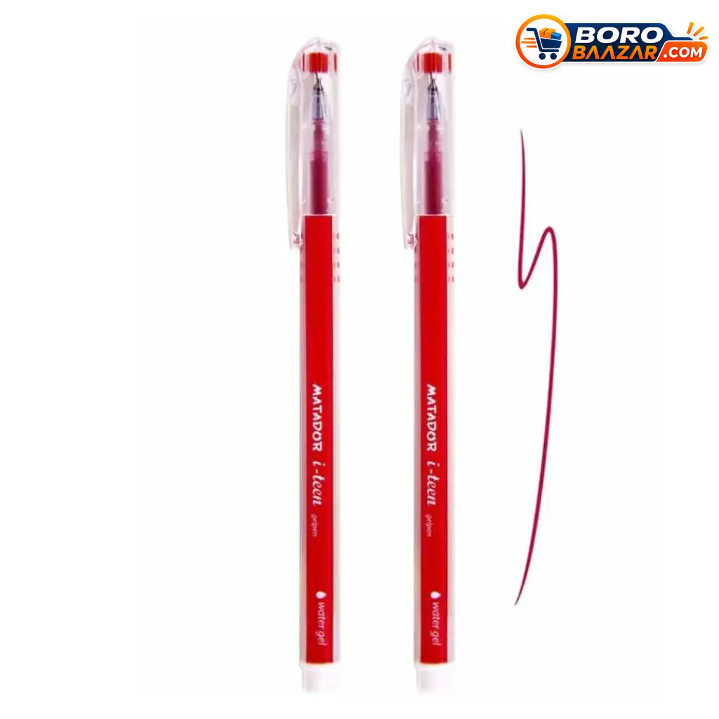 Matador i-teen Gel Pen Red 6 Pcs