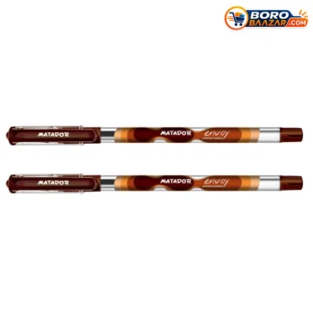 Matador Envoy Premium Ballpen Black Ink – 5 Pcs | Soft Rubber Grip