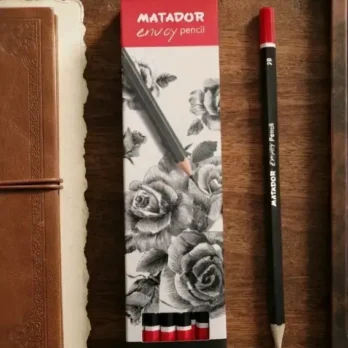 Matador Envoy 2B Pencil – 12 Pcs | Dark Graphite Pencil