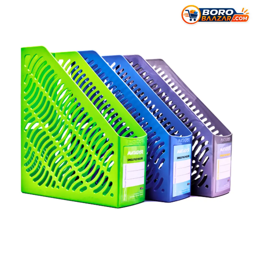 Matador File Holder Single Mix Color Blue Grey Green