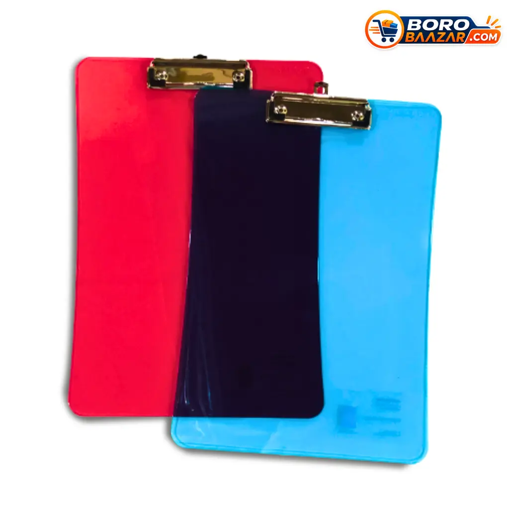 Matador Transparent Clip Board FC with metal paper clip – 1 piece