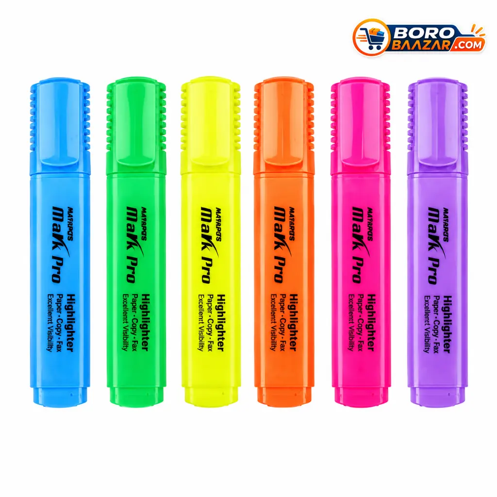 Matador Markpro Highlighter 1 piece in six available colors